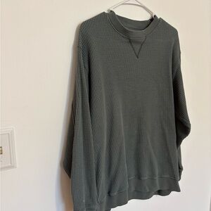 Aerie Men's Olive Crewneck Sweater